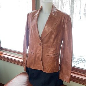 Women’s Tahari Leather Jacket!